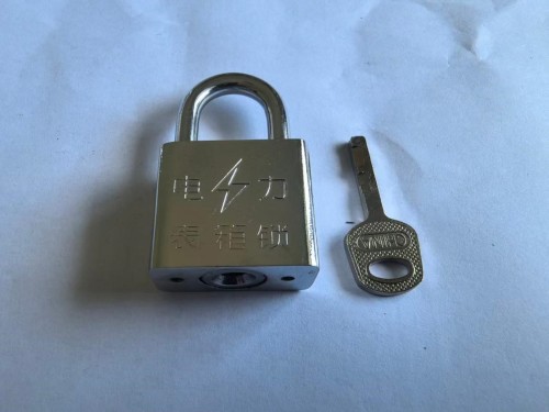 Zinc Alloy Electric Meter Box Padlock with Tubular Key